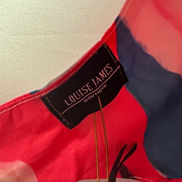 NWT Louise James Boutique Leaf Cutout Maxi Dress Size L - Picture 3 of 8